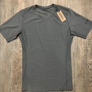 NOBULL Gray Athletic Training  Dri-fit Shirt